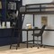 Flash Furniture Espresso Twin Loft Bed Frame with Desk and Ladder MH-LBD5-ESP-T-GG - alternate 2